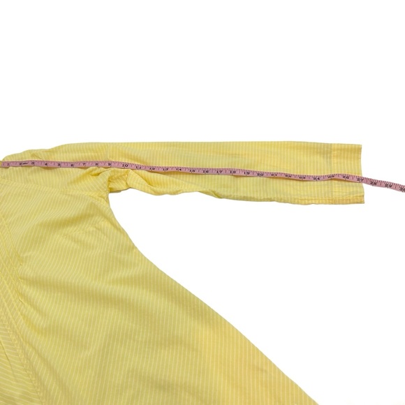 Columbia 3Q Sunrise Tunic Size Medium Yellow And White Stripes Long Sleeves - Picture 8 of 11